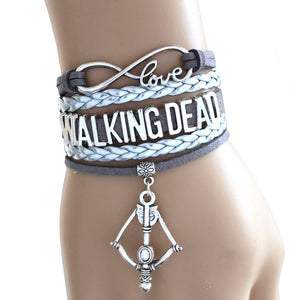 The Walking Dead Bracelet Bow and Arrow Blue