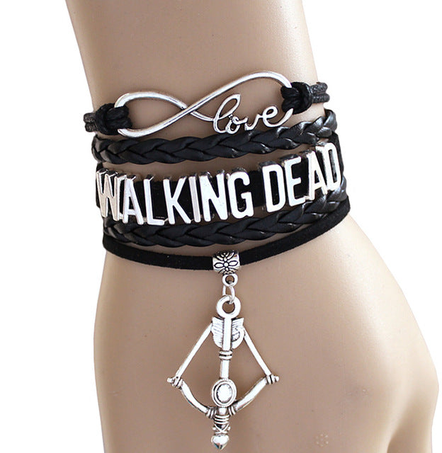 The Walking Dead Bracelet Bow and Arrow Blue