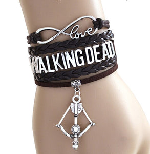 The Walking Dead Bracelet Bow and Arrow Blue