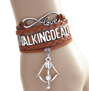 The Walking Dead Bracelet Bow and Arrow Blue