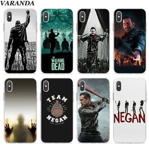 The Walking Dead Team Negan Clear Case for Apple iPhone 7 8 Plus 6 6s Plus 5 5s X XR XS MAX