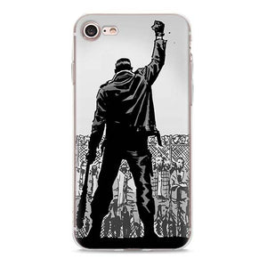 The Walking Dead Team Negan Clear Case for Apple iPhone 7 8 Plus 6 6s Plus 5 5s X XR XS MAX