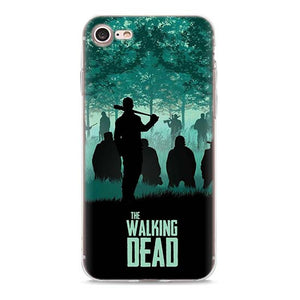 The Walking Dead Team Negan Clear Case for Apple iPhone 7 8 Plus 6 6s Plus 5 5s X XR XS MAX