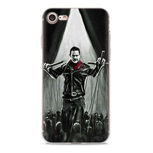 The Walking Dead Team Negan Clear Case for Apple iPhone 7 8 Plus 6 6s Plus 5 5s X XR XS MAX