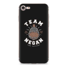 Load image into Gallery viewer, The Walking Dead Team Negan Clear Case for Apple iPhone 7 8 Plus 6 6s Plus 5 5s X XR XS MAX