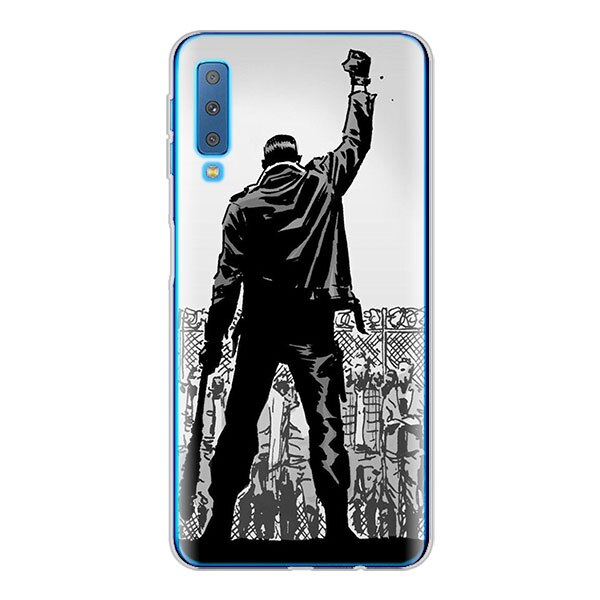 The Walking Dead Team Negan Silicone Phone case for Samsung Galaxy A7 A6 A8+Plus A9 2018 S10 Plus S10e M20 M30