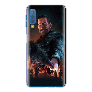 The Walking Dead Team Negan Silicone Phone case for Samsung Galaxy A7 A6 A8+Plus A9 2018 S10 Plus S10e M20 M30