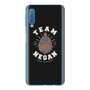 The Walking Dead Team Negan Silicone Phone case for Samsung Galaxy A7 A6 A8+Plus A9 2018 S10 Plus S10e M20 M30