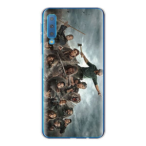 The Walking Dead Team Negan Silicone Phone case for Samsung Galaxy A7 A6 A8+Plus A9 2018 S10 Plus S10e M20 M30