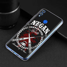 Load image into Gallery viewer, The Walking Dead Team Negan Soft Case for Huawei Honor 8X 8C 8S 8A 9 10 Lite 20i View 20 Y6 Y7 Y9