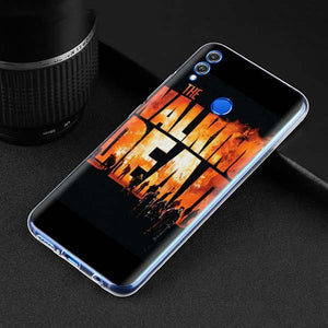 The Walking Dead Soft TPU Cover Case Coque for Huawei Honor View 20 Y6 Y7 Y9 8X 8C 8S 8A 9 10 Lite 20i