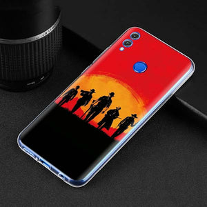 The Walking Dead Soft TPU Cover Case Coque for Huawei Honor View 20 Y6 Y7 Y9 8X 8C 8S 8A 9 10 Lite 20i