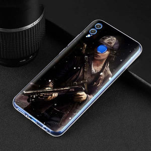 The Walking Dead Soft TPU Cover Case Coque for Huawei Honor View 20 Y6 Y7 Y9 8X 8C 8S 8A 9 10 Lite 20i