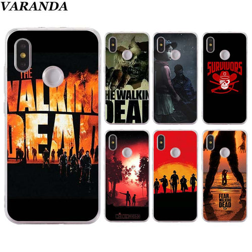 The Walking Dead Silicone Case For Xiaomi Redmi 7 6A 5A Note 5 6 7 Pro 4X S2 GO Mi 8 A1 A2 Lite