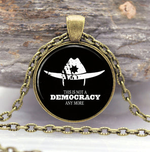 The Walking Dead Necklace There Is No Democracy Any More