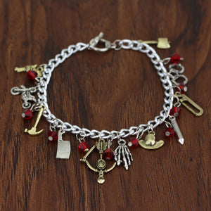 The Walking Dead Charm Bracelet Jewelry