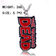 Load image into Gallery viewer, The Walking Dead Letter Necklace