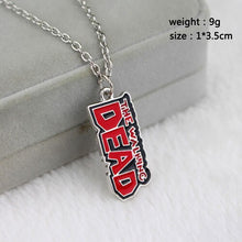 Load image into Gallery viewer, The Walking Dead Letter Necklace